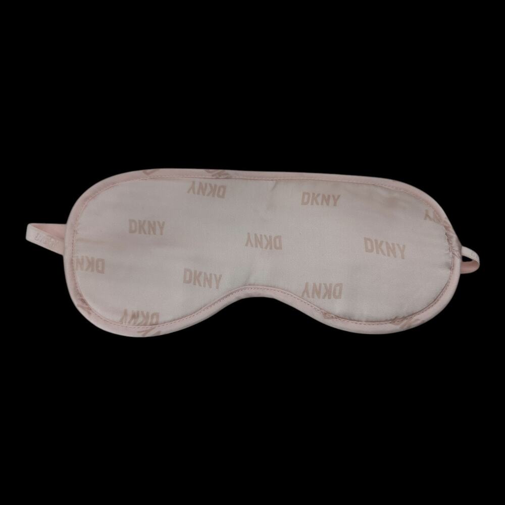 Light Pink Satin Feel Sleep Mask Eye Cover Nighttime Pajama Sensual Bachelorette